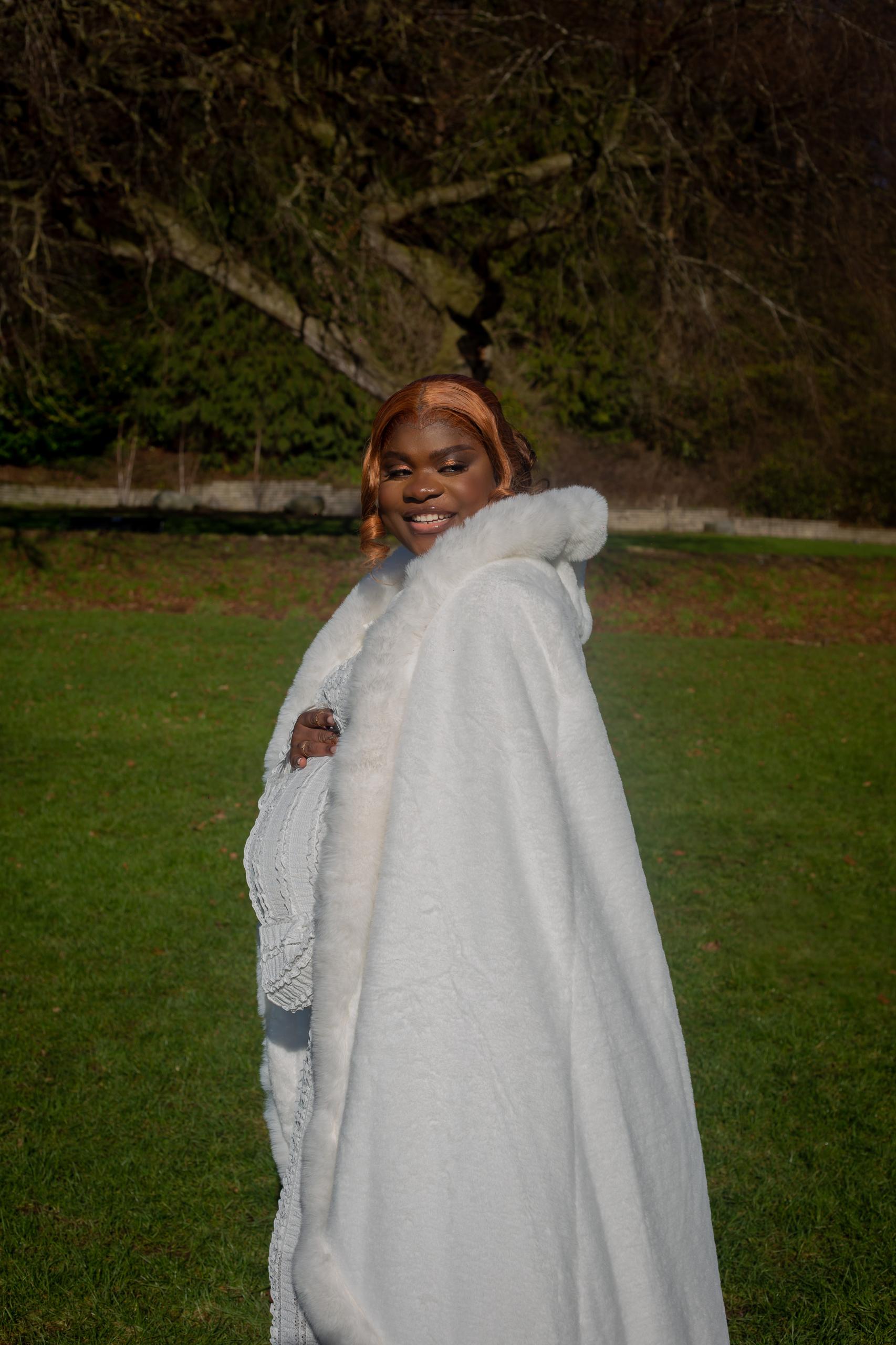 Styled outdoor portrait